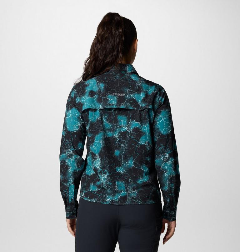 Summit Valley Woven Long Sleeve Shirt, Color: River Blue Cracked Earth, image 2
