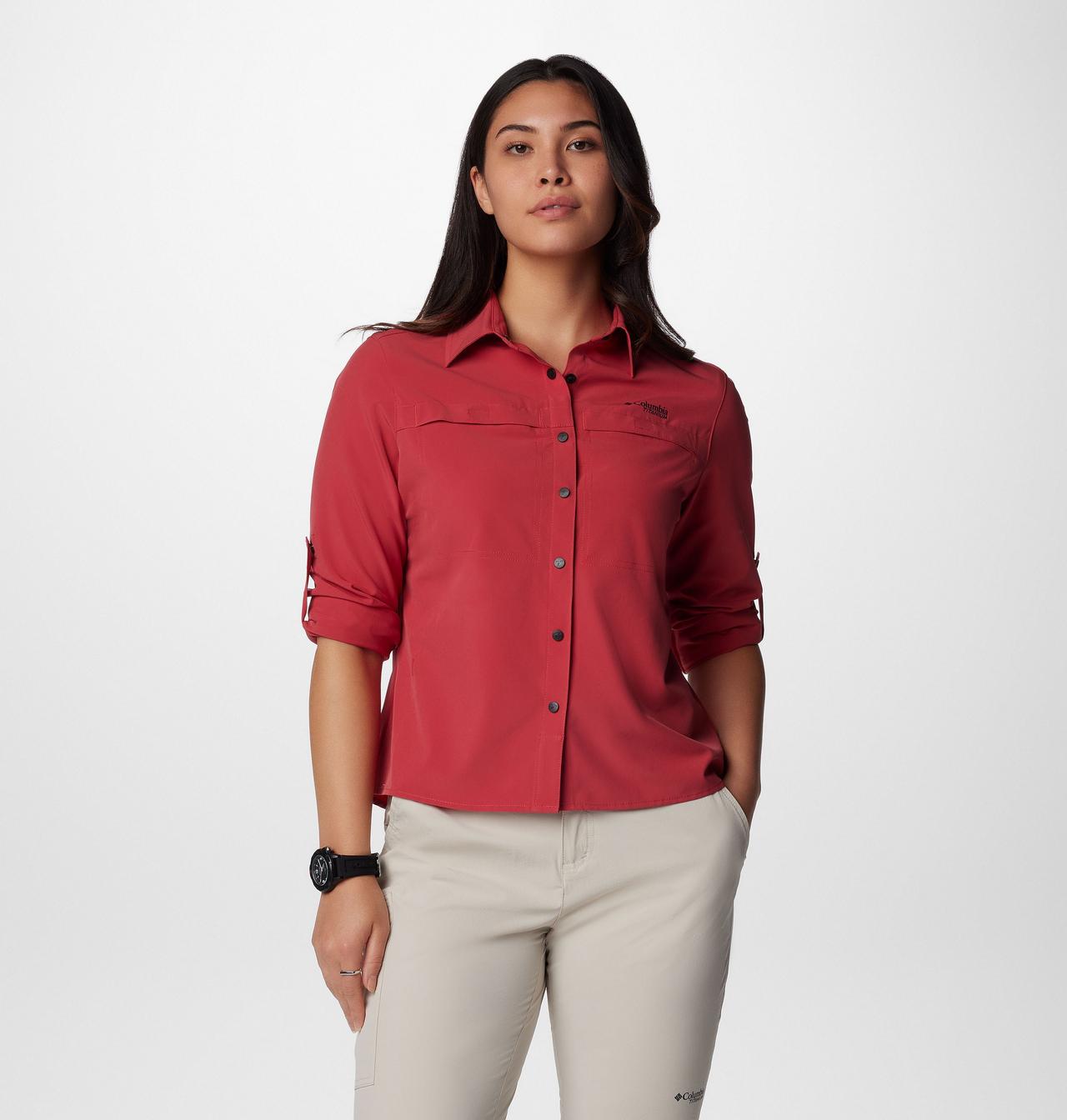Women's Summit Valley™ Woven Long Sleeve Shirt | 602 | L 8