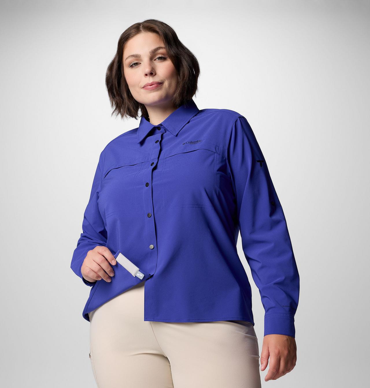 Women's Summit Valley™ Woven Long Sleeve Shirt - Plus Size 7