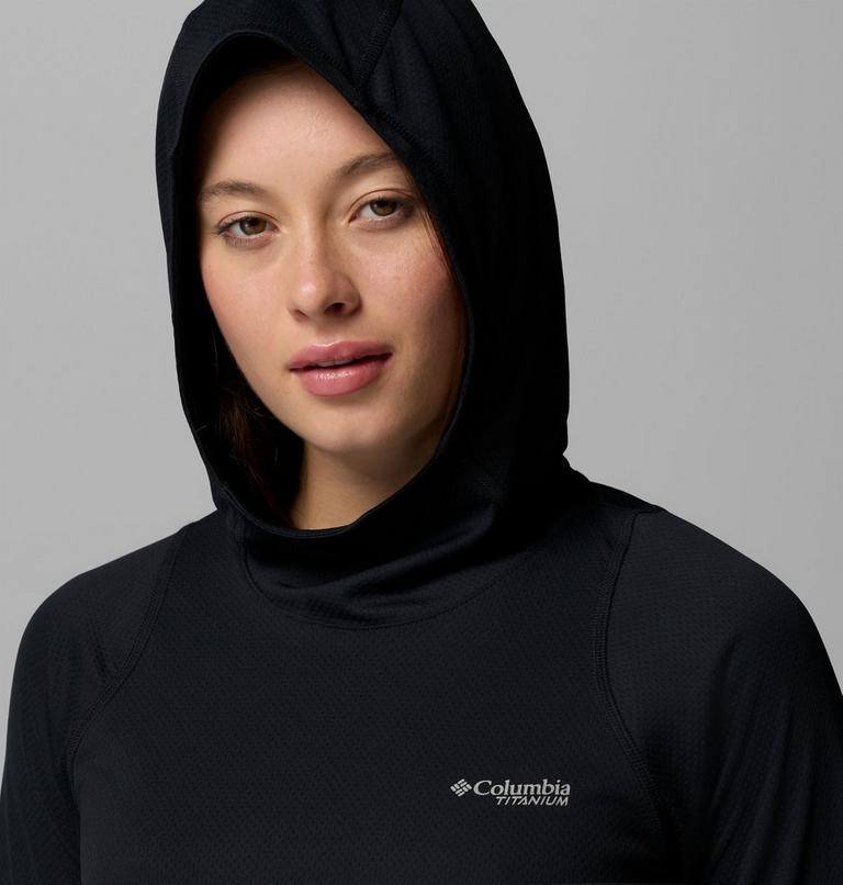 Women's Summit Valley Technical Hoodie, Color: Black, image 5
