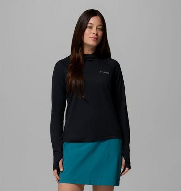 Women's Summit Valley Technical Hoodie, Color: Black, image 1