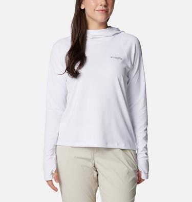 Women's Summit Valley Technical Hoodie, Color: White, image 1