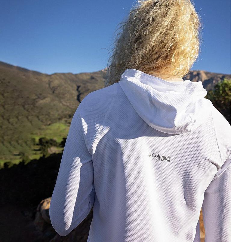 Women's Summit Valley Technical Hoodie, Color: White, image 8