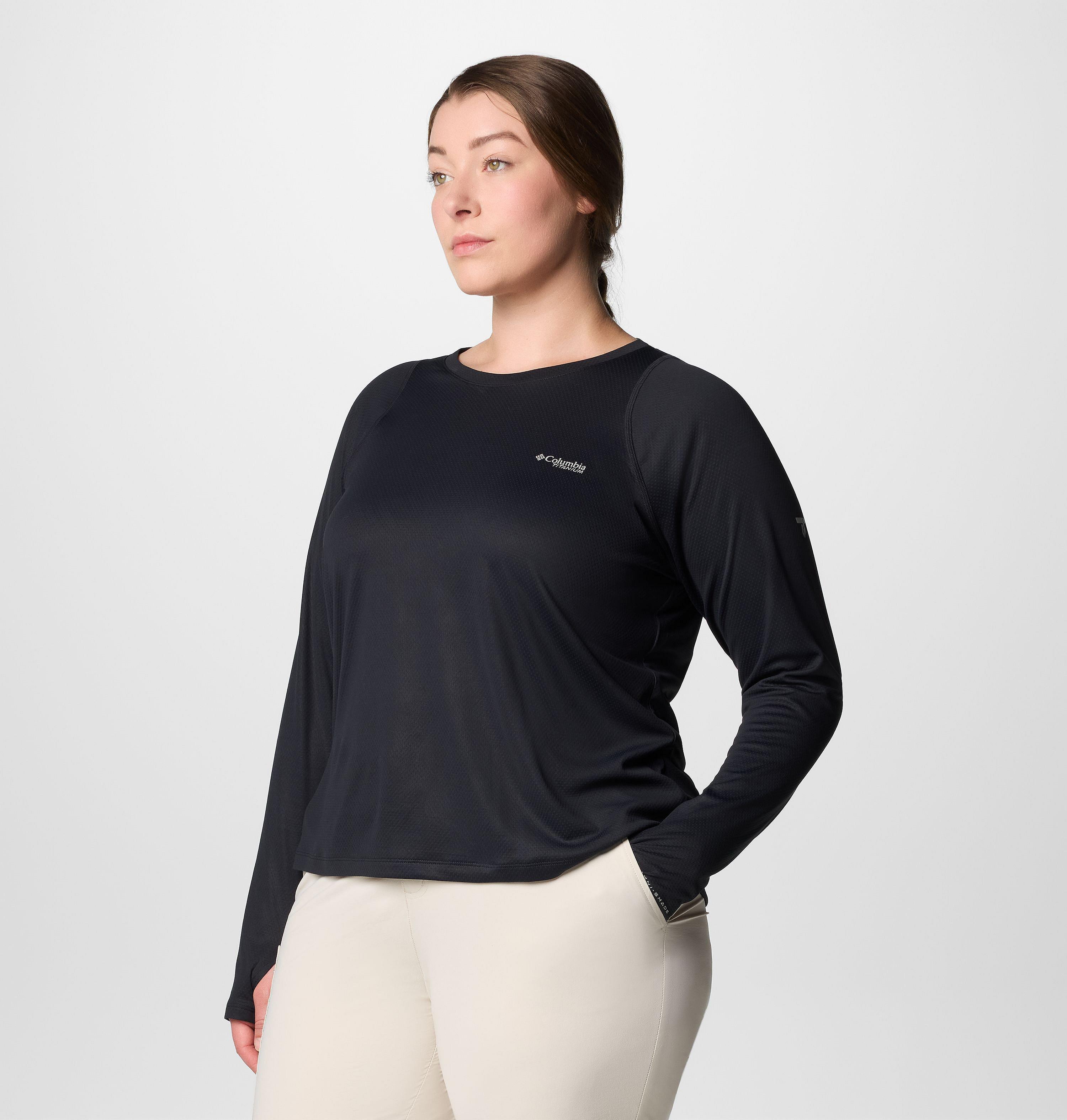 Women's Summit Valley Long Sleeve Crew Shirt - Plus Size 5