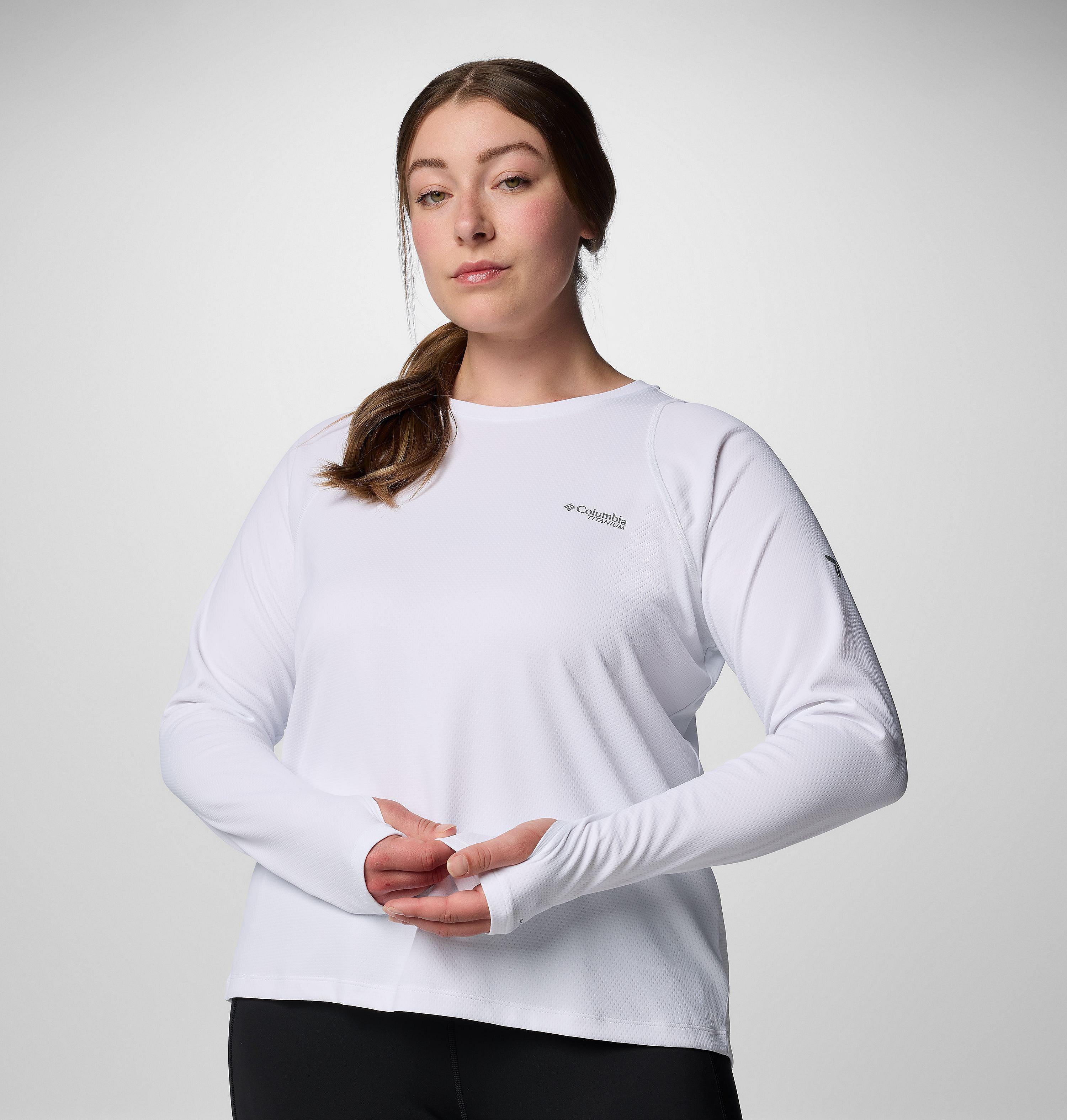 Women's Summit Valley Long Sleeve Crew Shirt - Plus Size 7