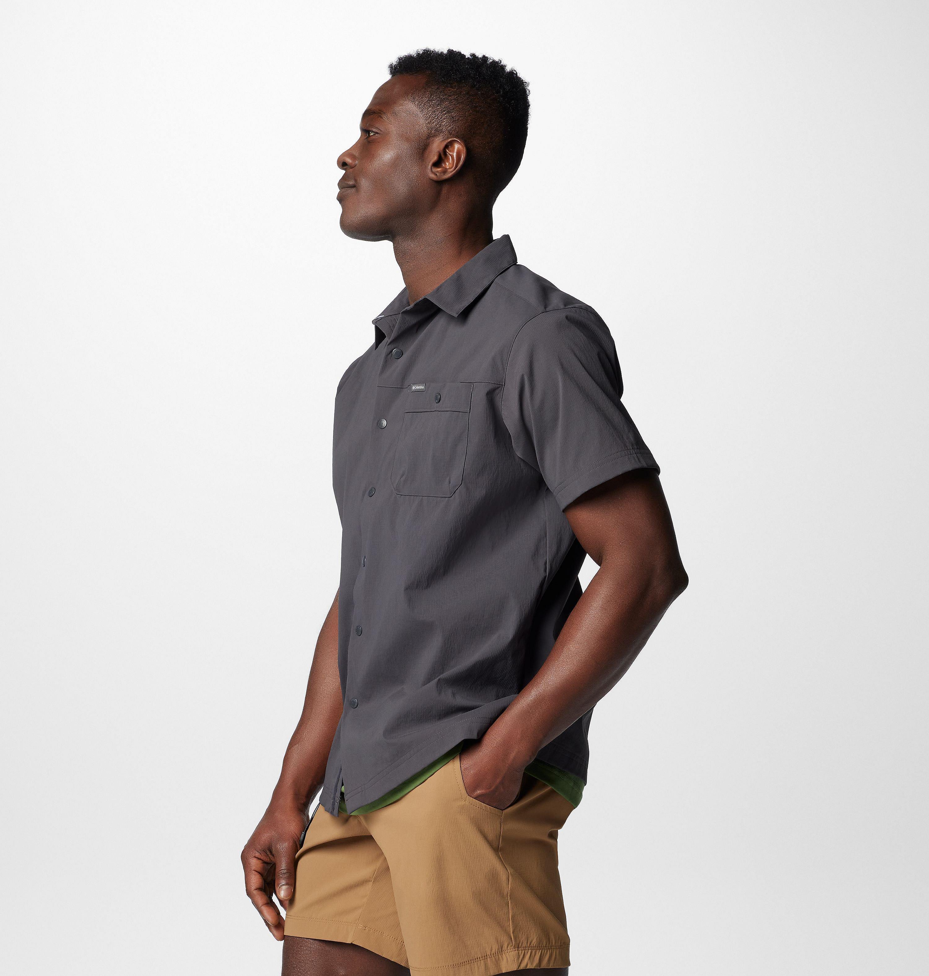 Chemise à manches courtes en tissu antidéchirures Landroamer pour homme 4