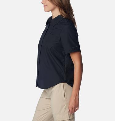 Women's Silver Ridge 3.0 Short Sleeve Hiking Shirt, Color: Black, image 3
