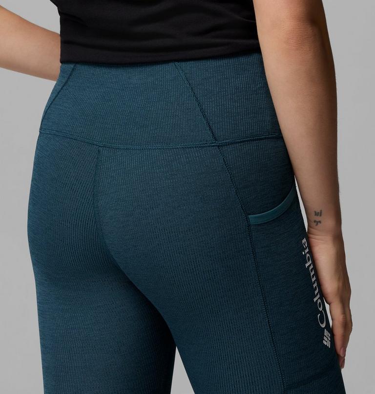Women's Columbia Hike II Leggings, Color: Everblue Heather, image 7