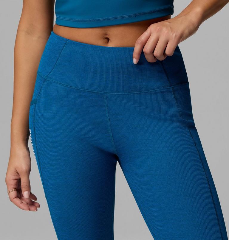 Women's Columbia Hike II Leggings, Color: Phoenix Blue Heather, image 5