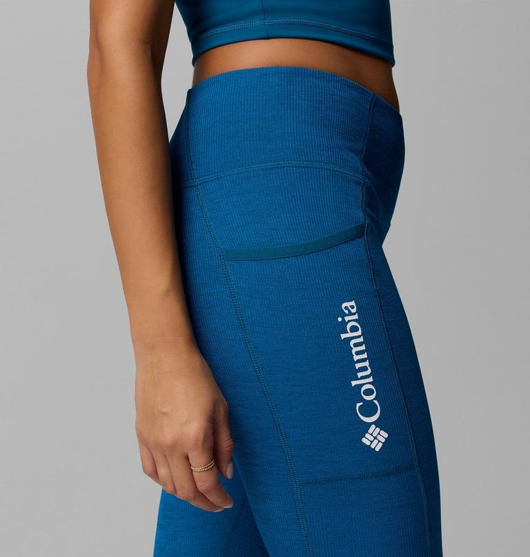 Women's Columbia Hike II Leggings, Color: Phoenix Blue Heather, image 6