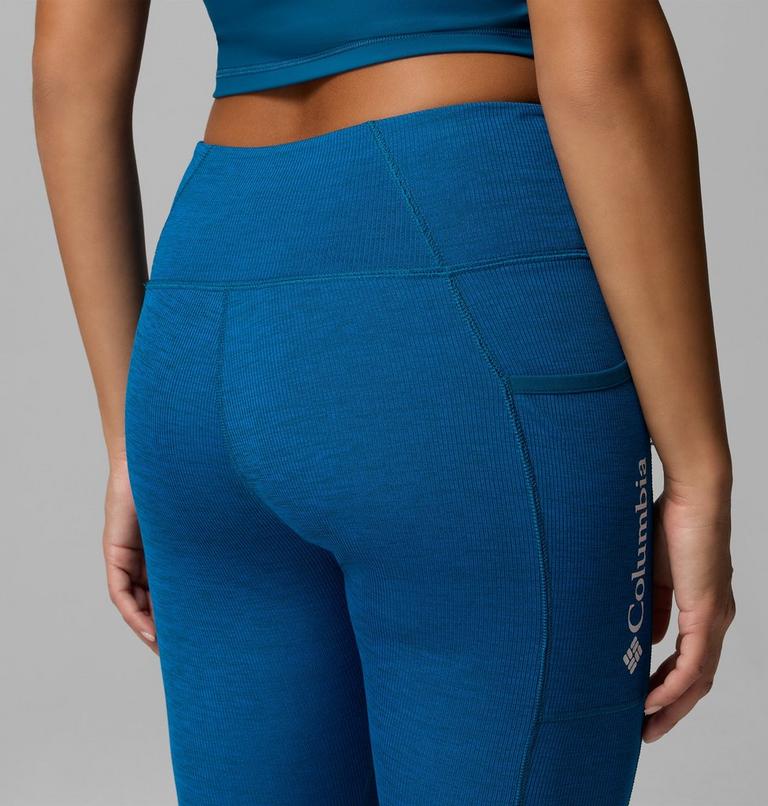 Women's Columbia Hike II Leggings, Color: Phoenix Blue Heather, image 7