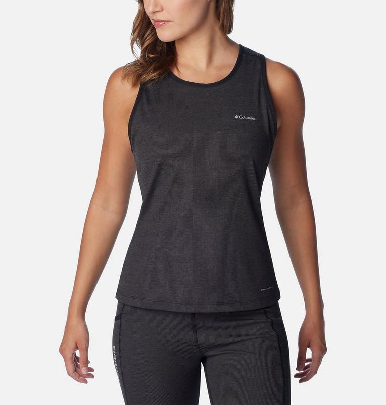 Women's Columbia Hike II Technical Tank Top, Color: Black Heather, image 1