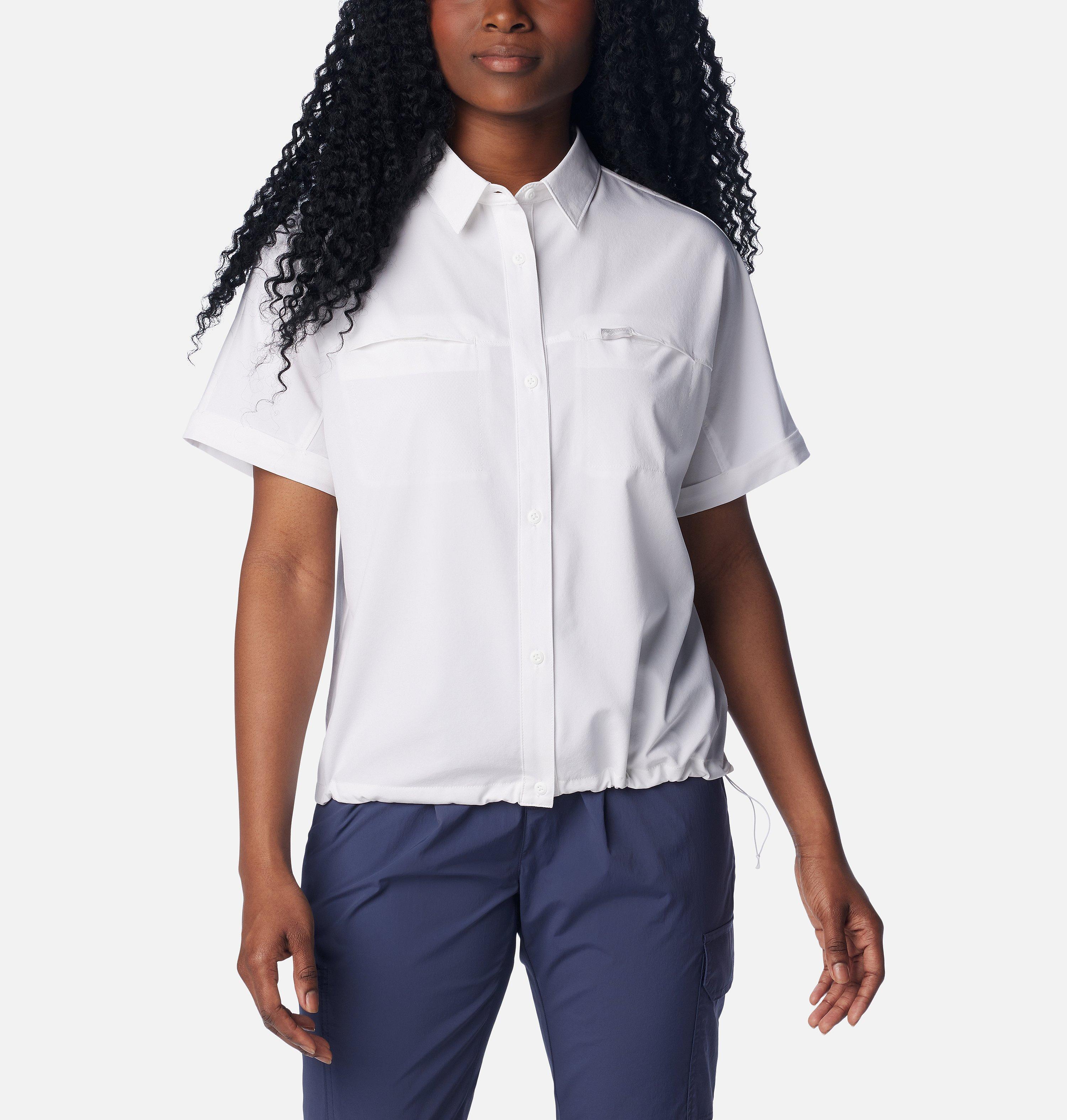 Women's Boundless Trek Short Sleeve Button Up 1