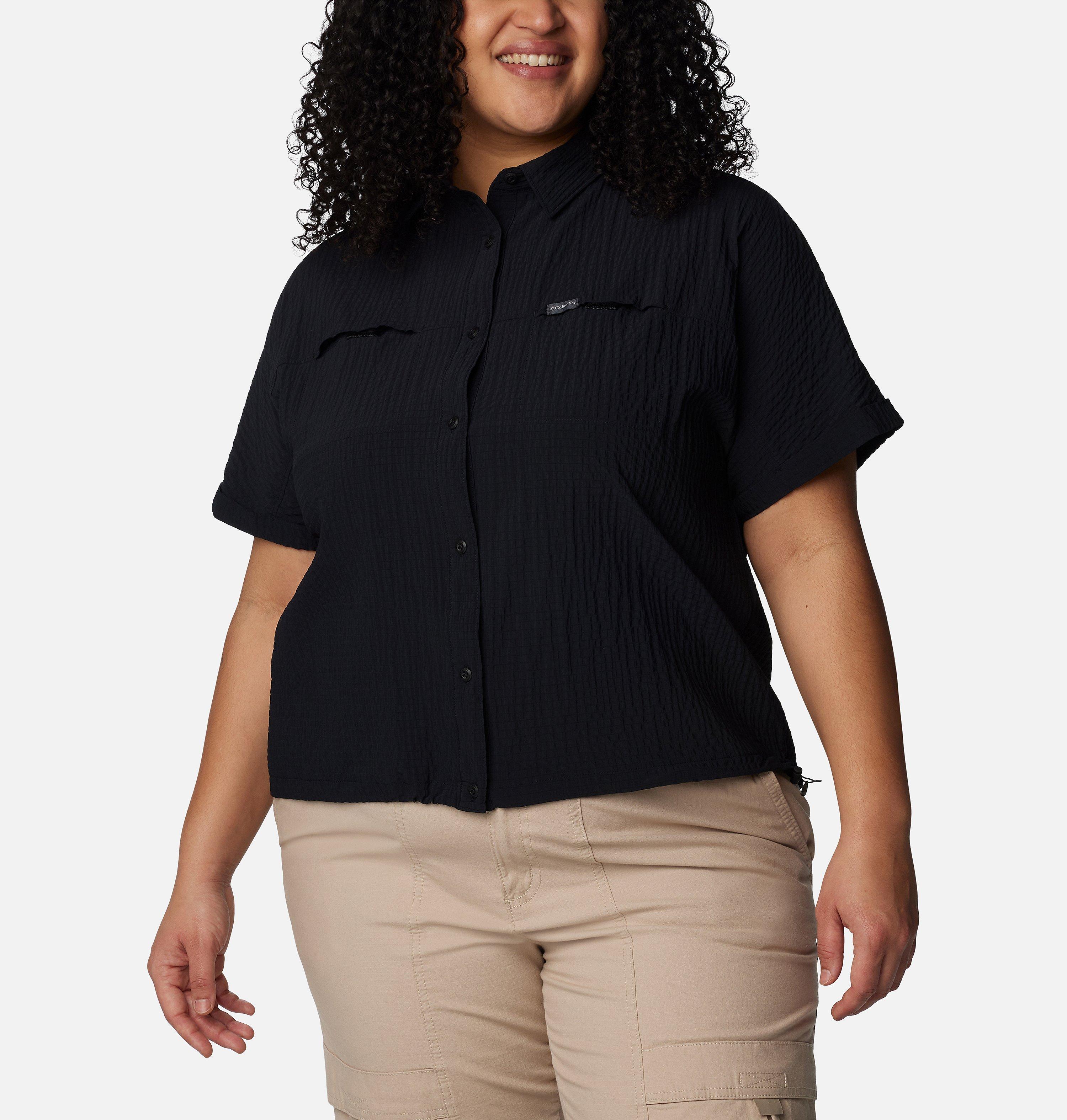 Women's Boundless Trek Short Sleeve Button Up - Plus Size 1