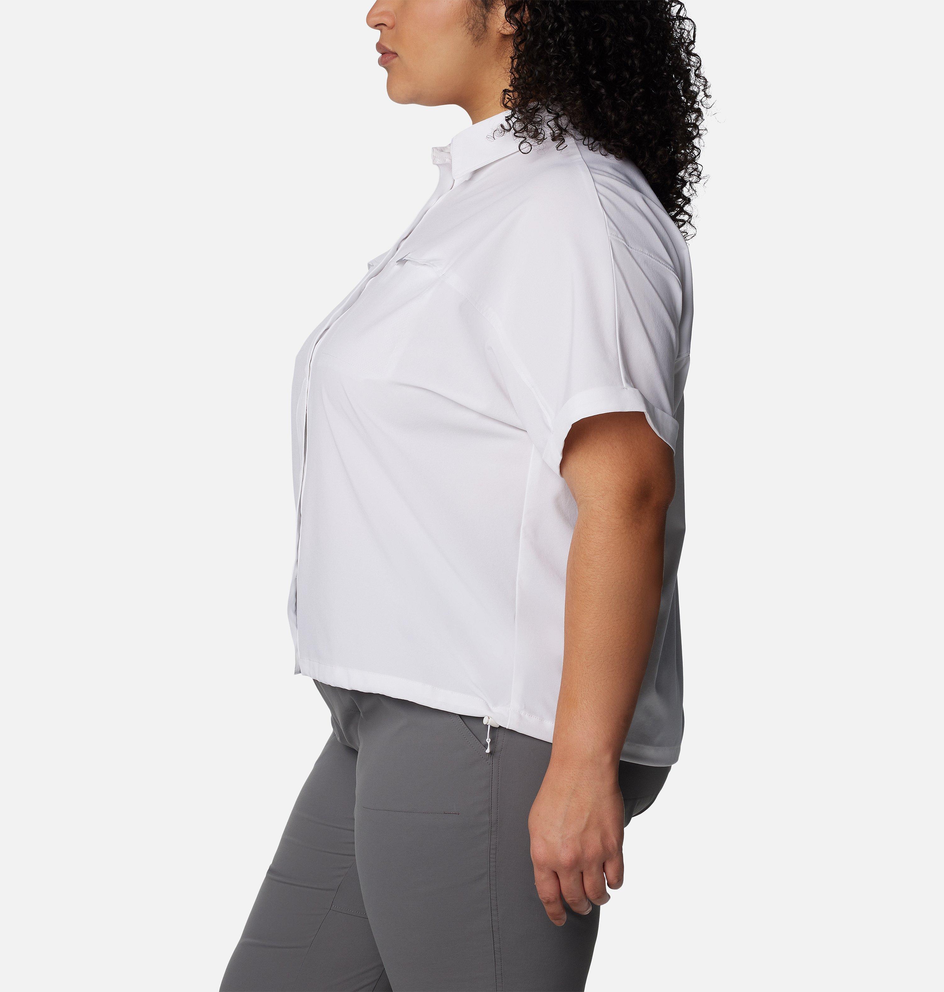 Women's Boundless Trek Short Sleeve Button Up - Plus Size 3