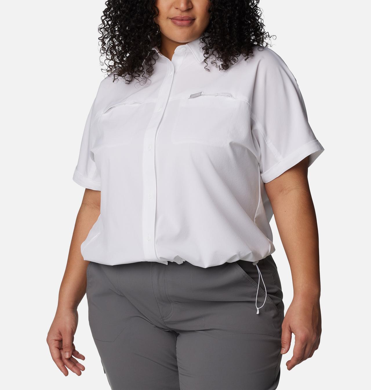 Women's Boundless Trek™ Short Sleeve Button Up - Plus Size 7