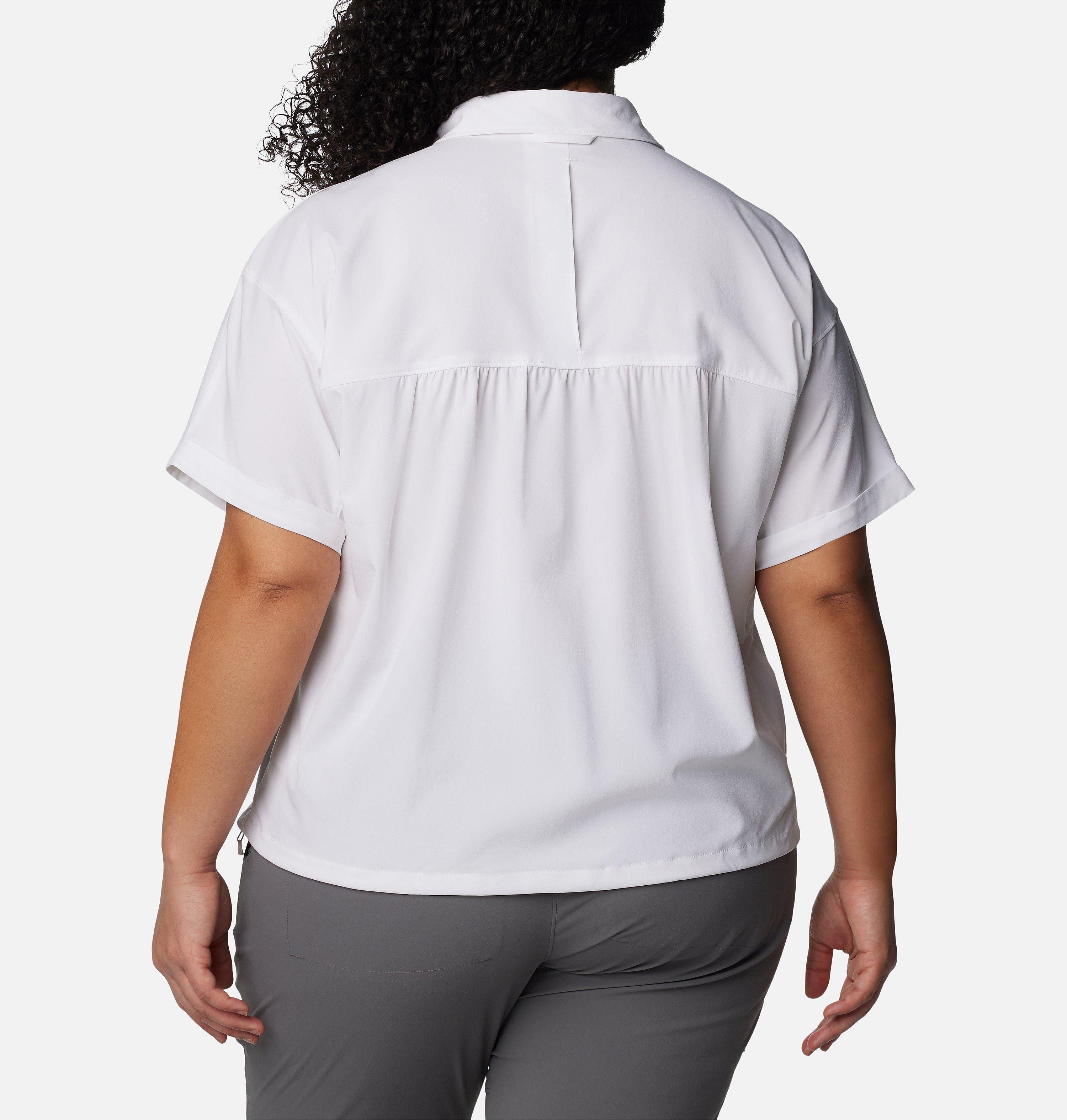 Women's Boundless Trek Short Sleeve Button Up - Plus Size 2
