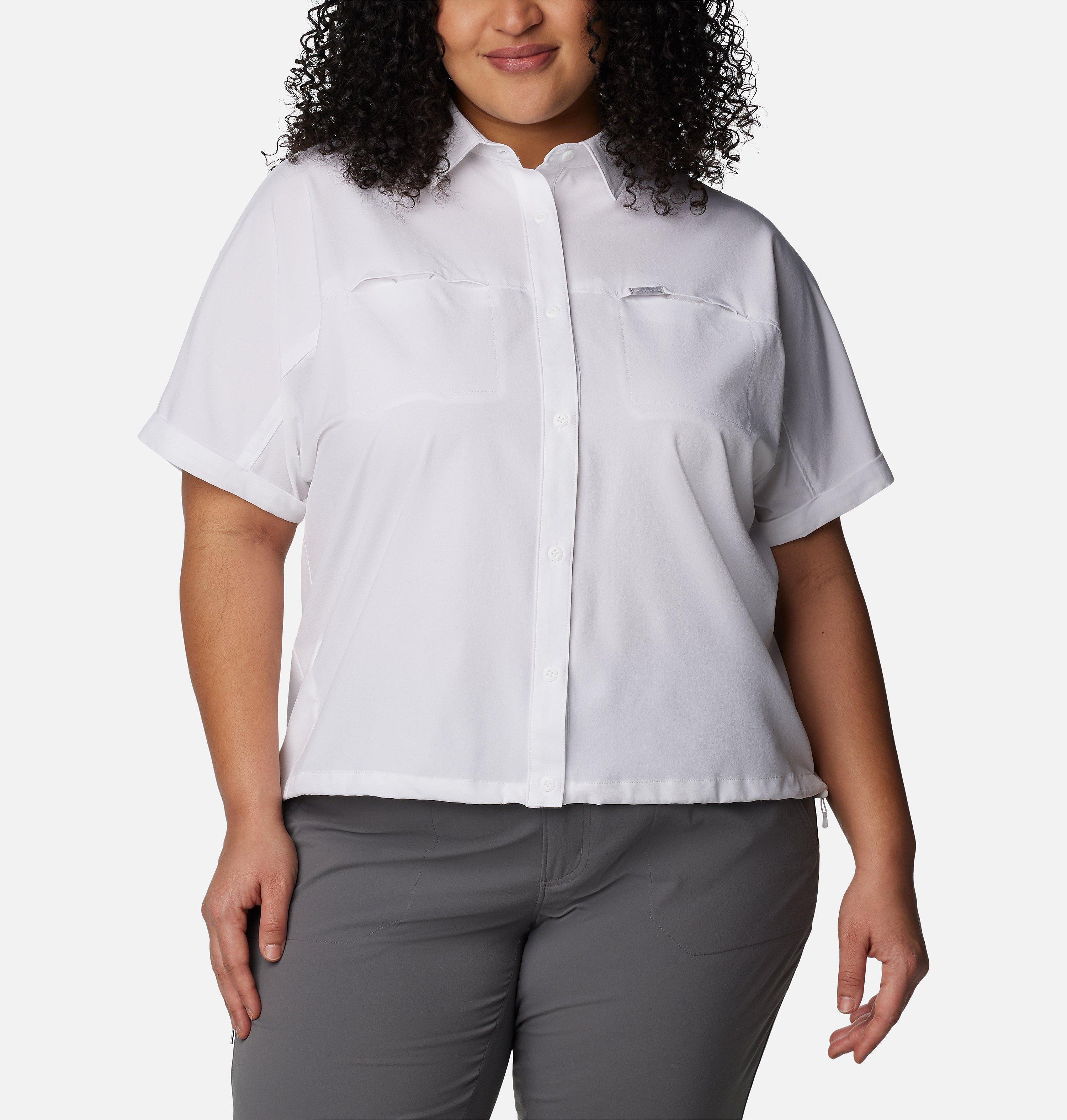 Women's Boundless Trek Short Sleeve Button Up - Plus Size 1