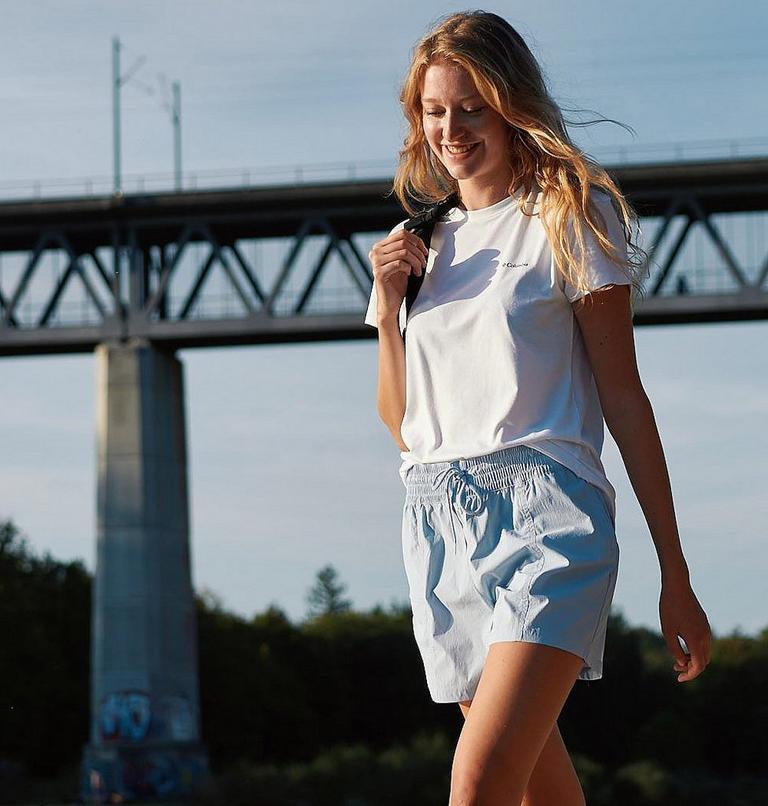 Women's Boundless Trek Active Cargo Shorts, Color: Whisper, image 6