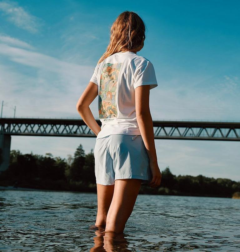 Women's Boundless Trek Active Cargo Shorts, Color: Whisper, image 7