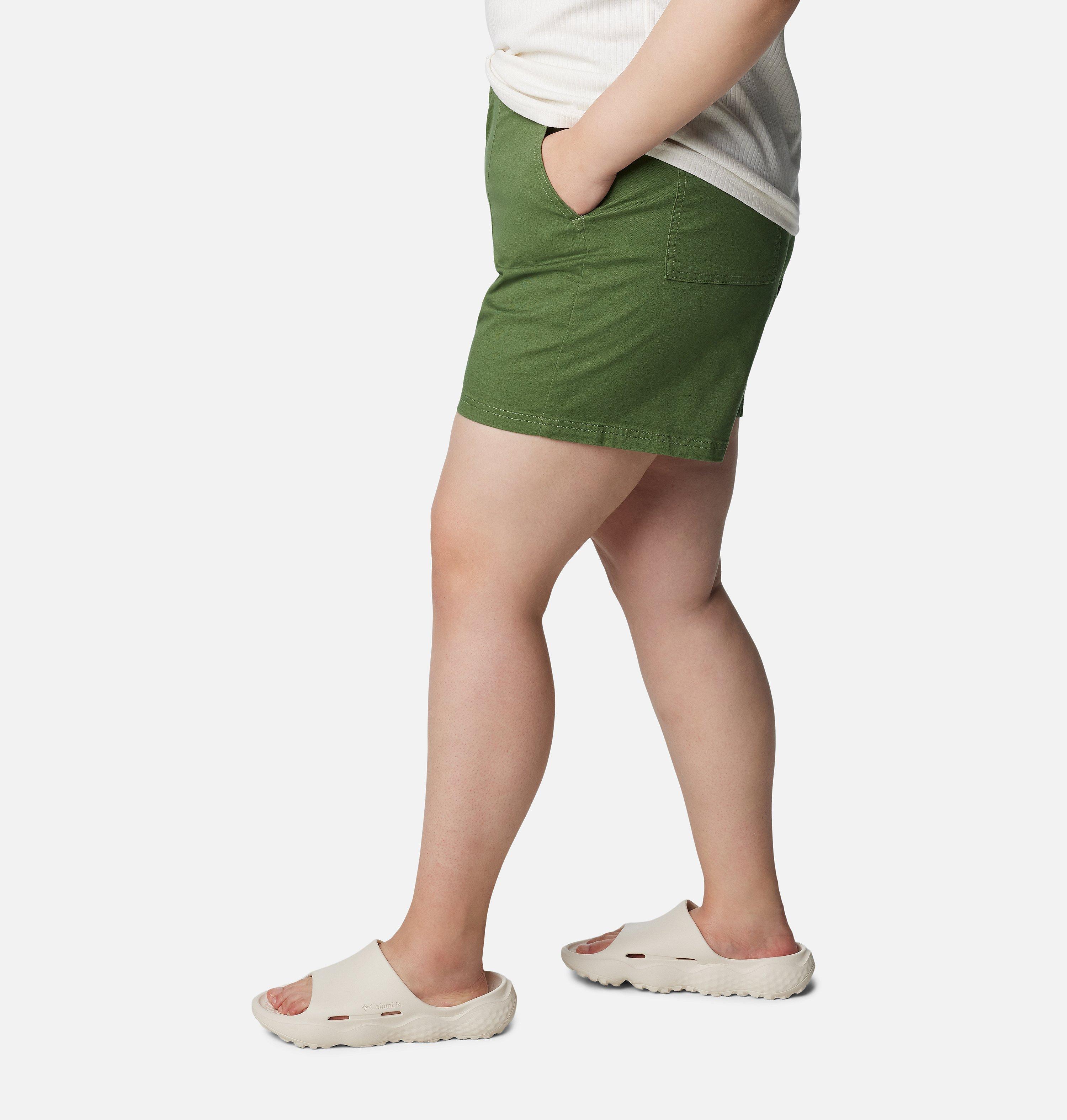 Women's Calico Basin Cotton Shorts - Plus Size 3