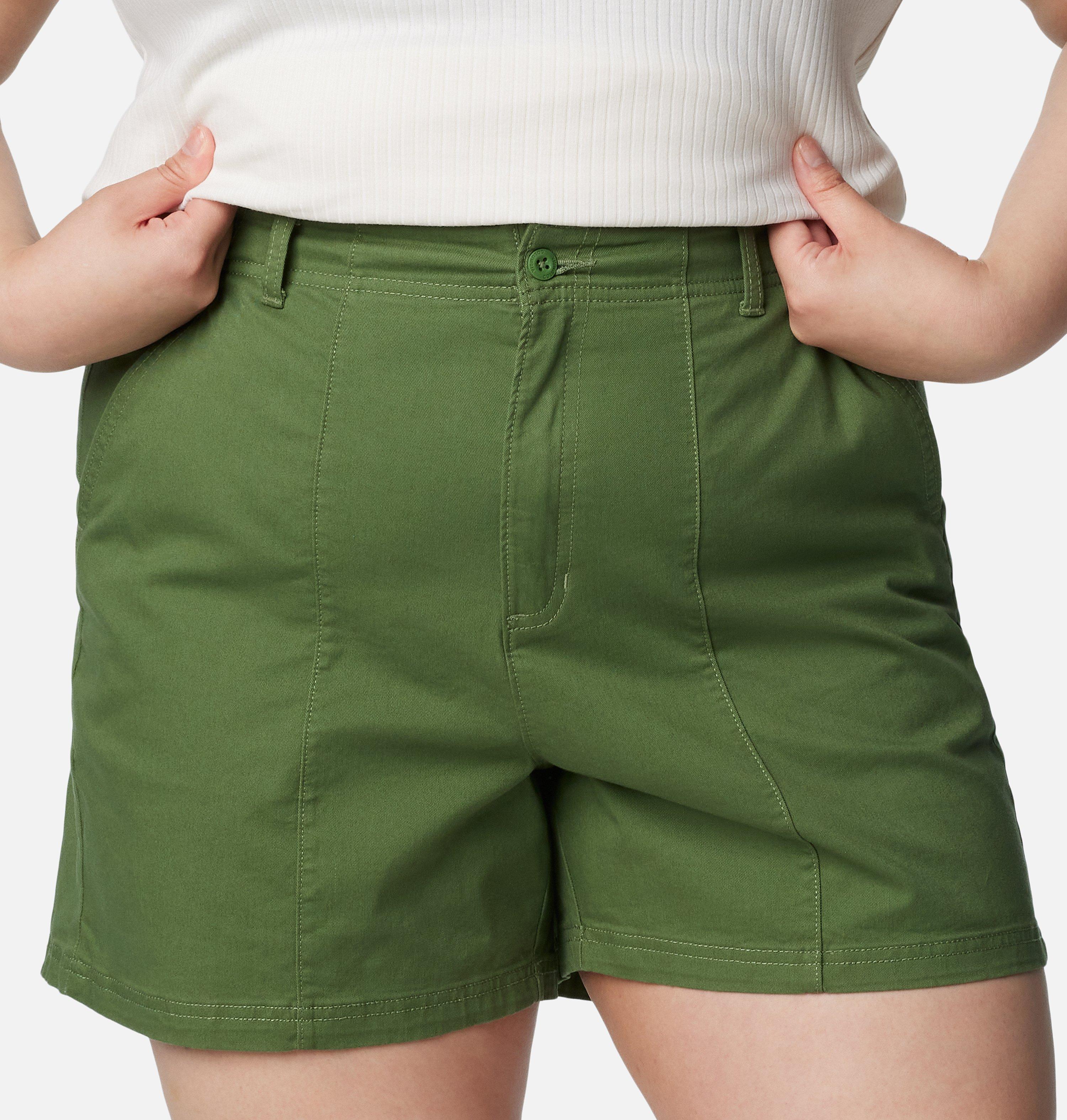 Women's Calico Basin Cotton Shorts - Plus Size 4