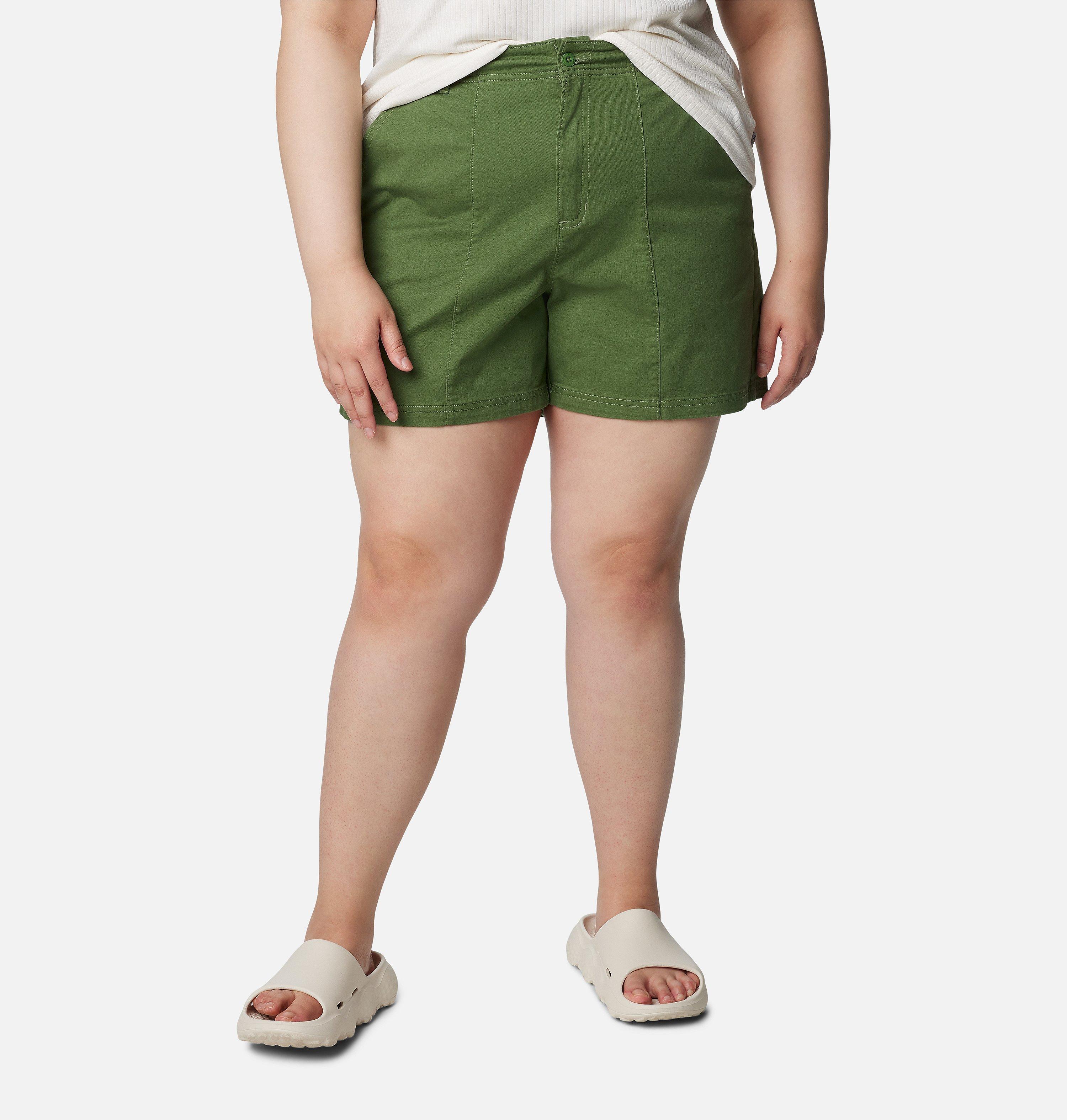 Women's Calico Basin Cotton Shorts - Plus Size 1