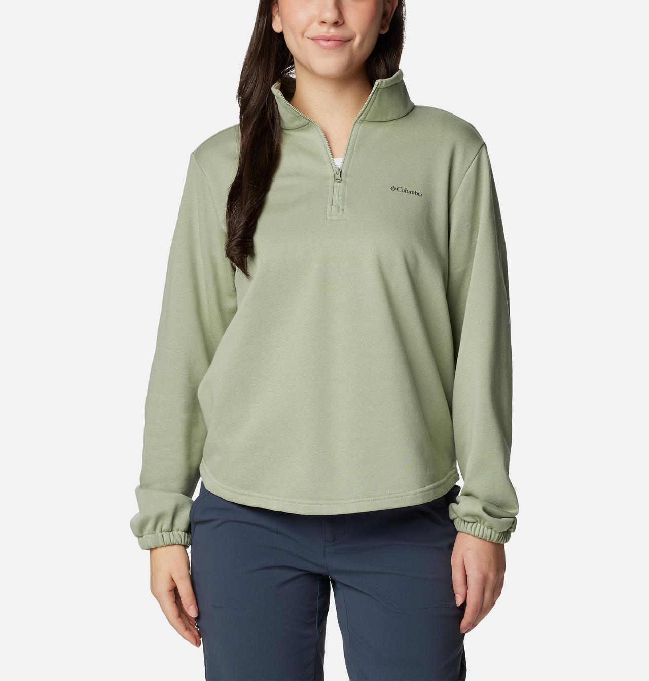Women's Columbia Trek™ French Terry Half Zip Pullover 1