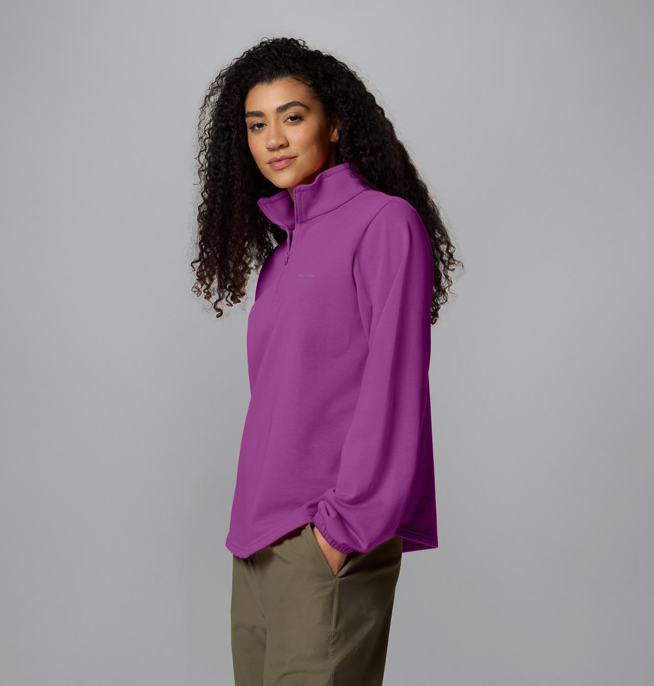 Women's Columbia Trek™ French Terry Half Zip Pullover 3
