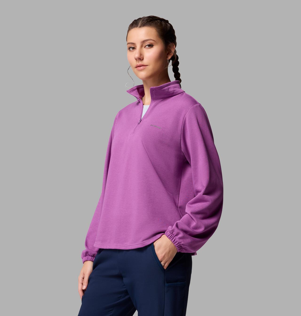 Women's Columbia Trek™ French Terry Half Zip Pullover 4