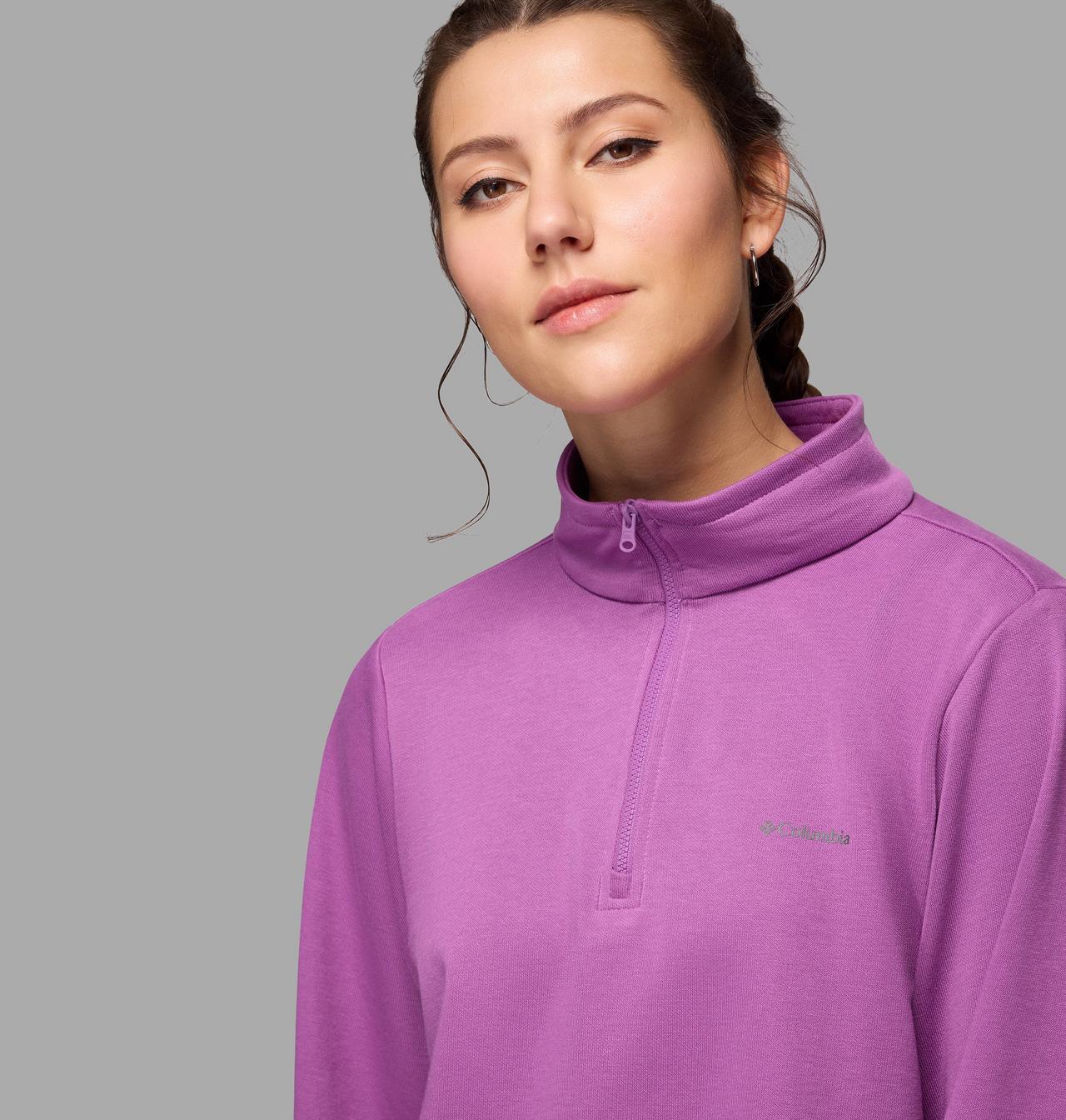 Women's Columbia Trek™ French Terry Half Zip Pullover 5