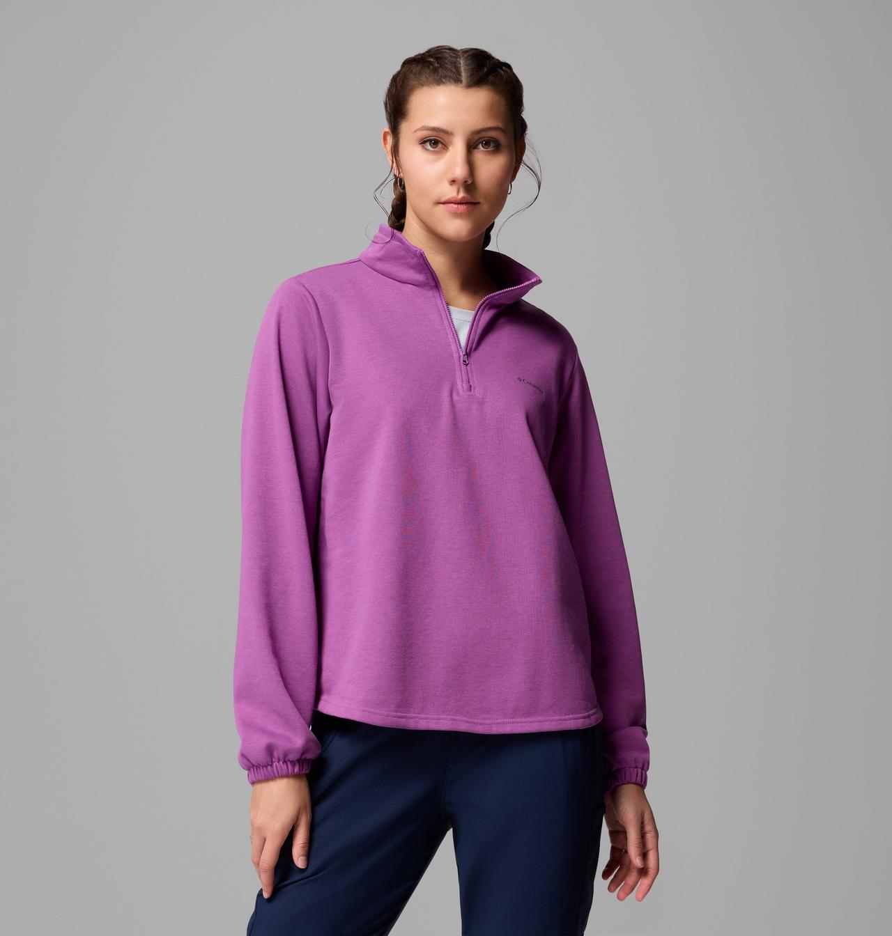 Women's Columbia Trek™ French Terry Half Zip Pullover 1