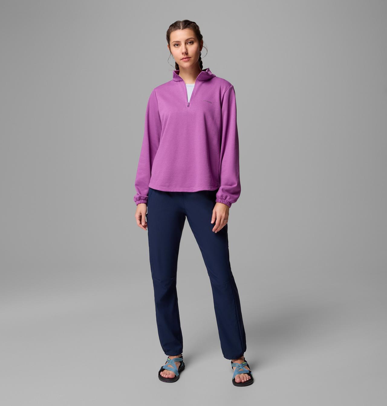 Women's Columbia Trek™ French Terry Half Zip Pullover 7