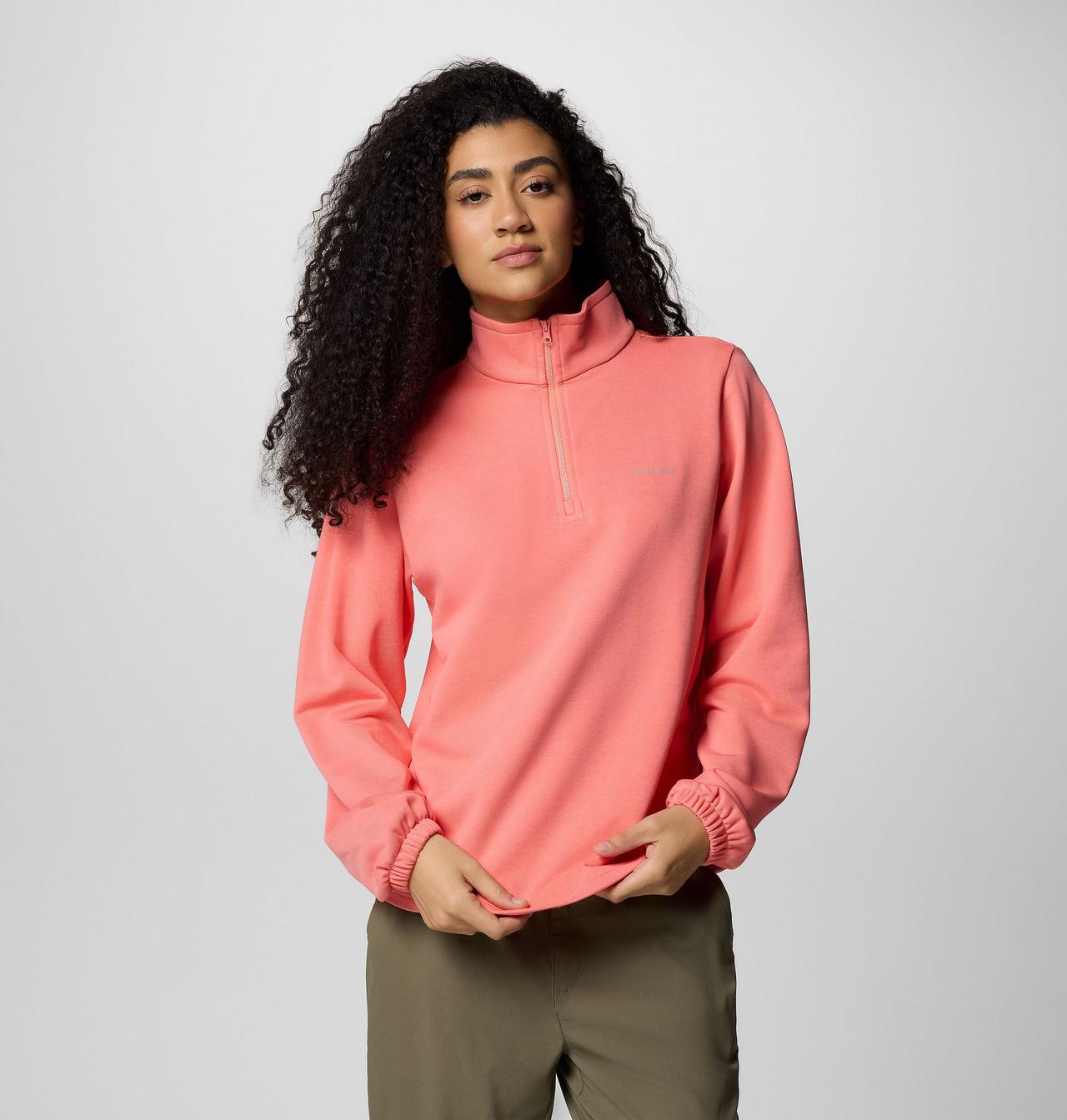 Women's Columbia Trek™ French Terry Half Zip Pullover 5
