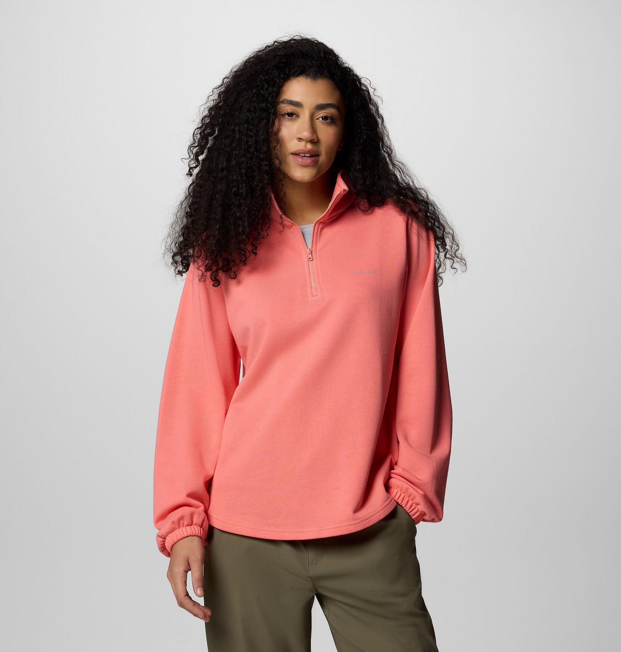 Women's Columbia Trek™ French Terry Half Zip Pullover 1