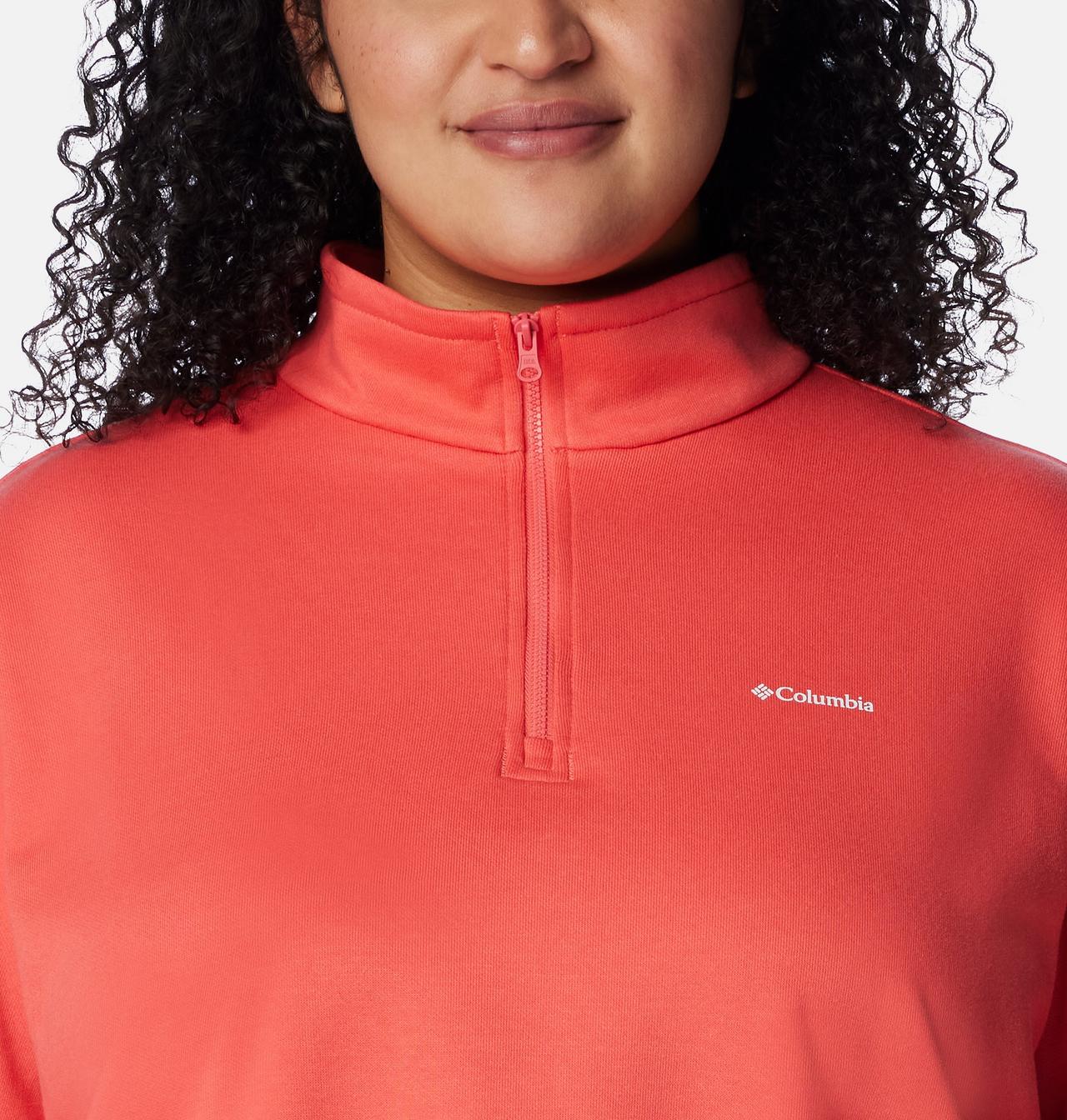 Chandail en tissu éponge avec demi-fermeture éclair Columbia Trek™ pour femme – Grandes tailles 4