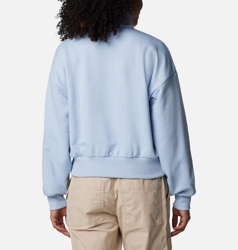 Women's Marble Canyon French Terry Half Zip Sweatshirt, Color: Whisper, image 2