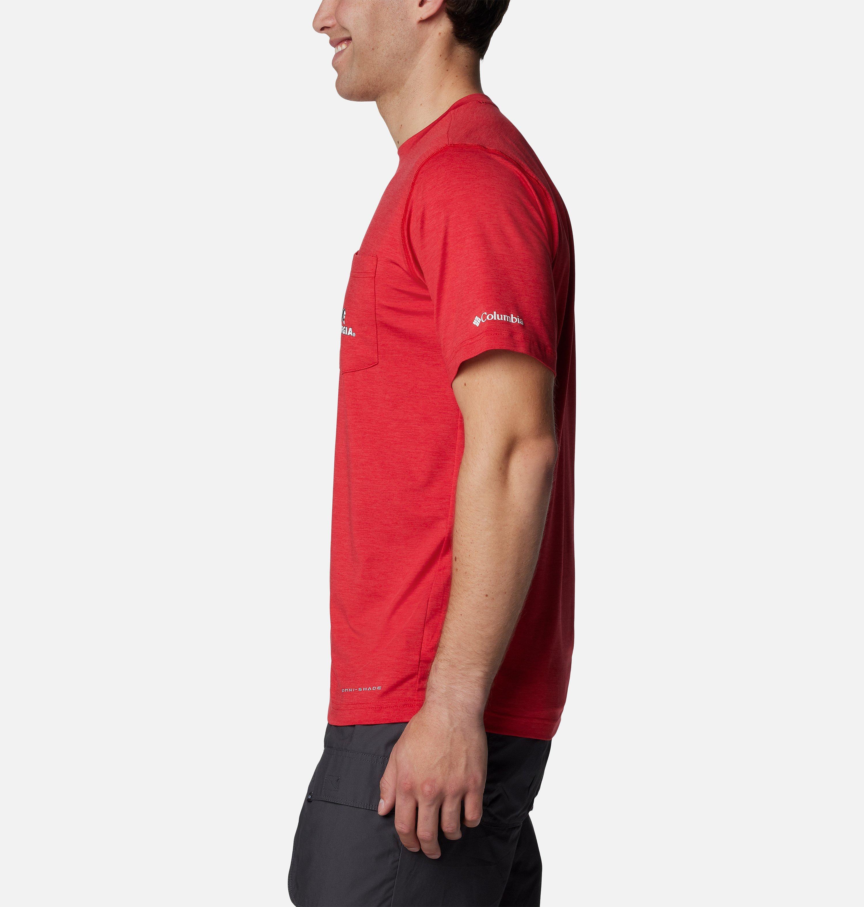 Men's Collegiate Tech Trail Short Sleeve Shirt - Georgia 3