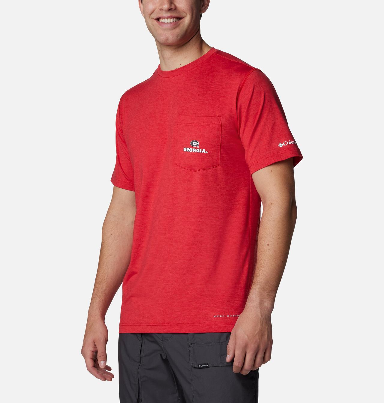 Men's Collegiate Tech Trail™ Short Sleeve Shirt - Georgia 5