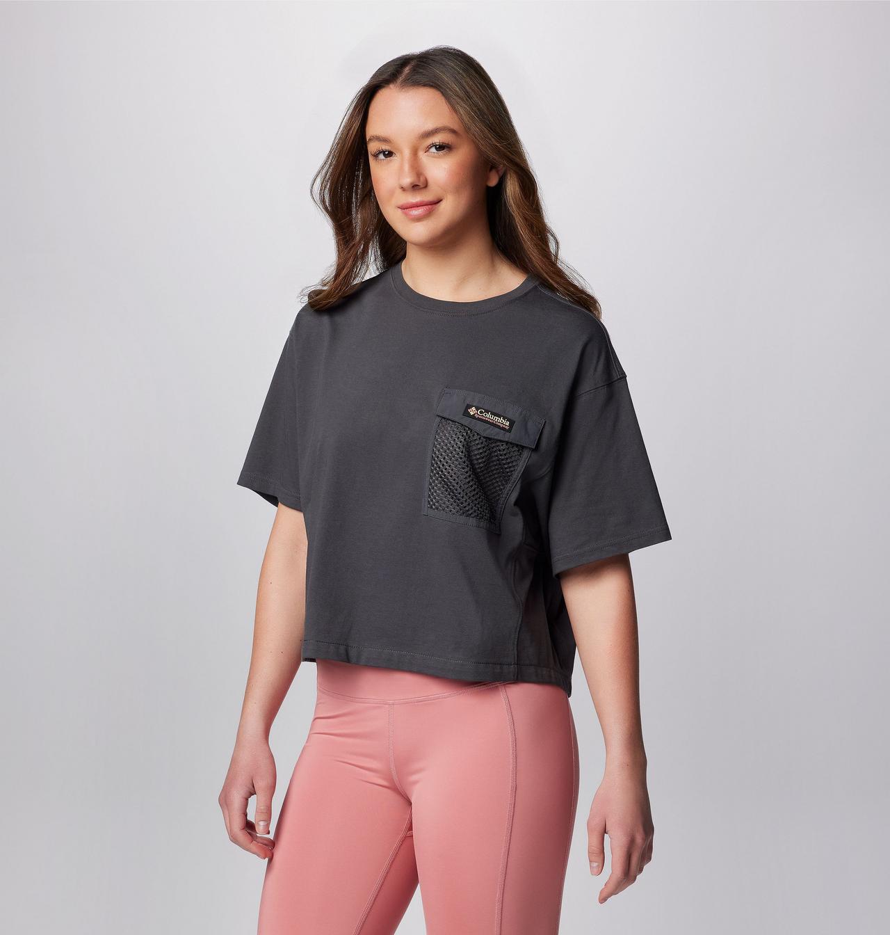 Women's Painted Peak™ Knit Short Sleeve Cropped Top 5