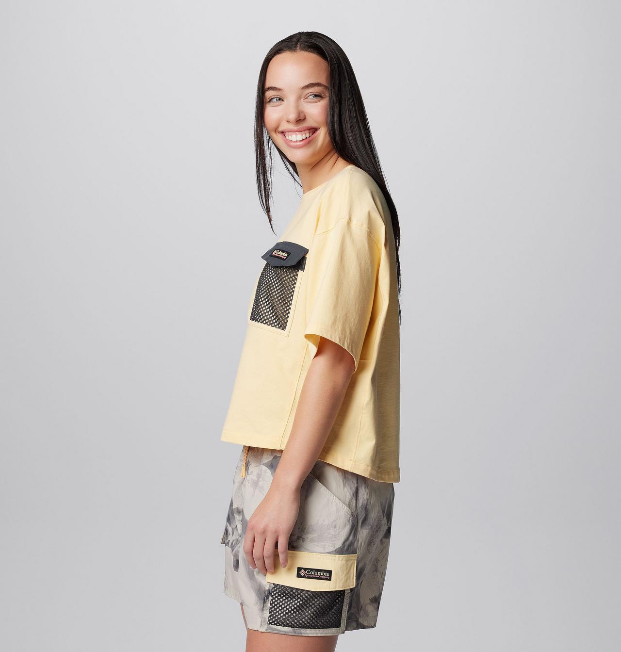 Women's Painted Peak™ Knit Short Sleeve Cropped Top 6
