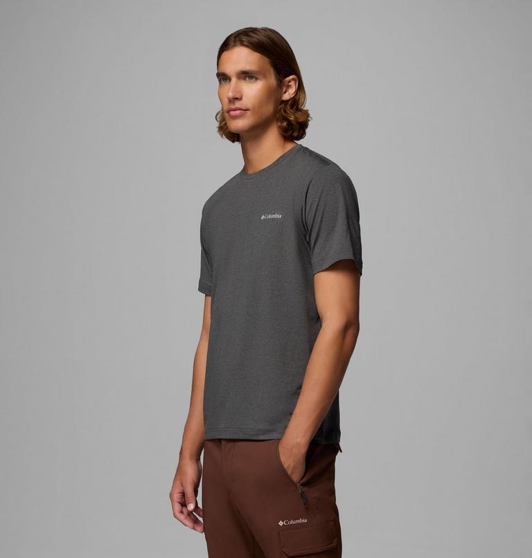Camiseta técnica Tech Trail II para hombre, Color: Shark Heather, image 3
