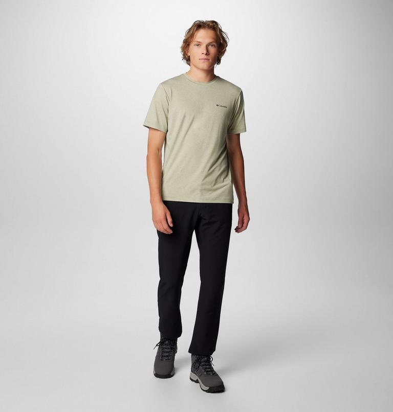 Men's Tech Trail II Technical T-Shirt, Color: Safari Heather, image 3