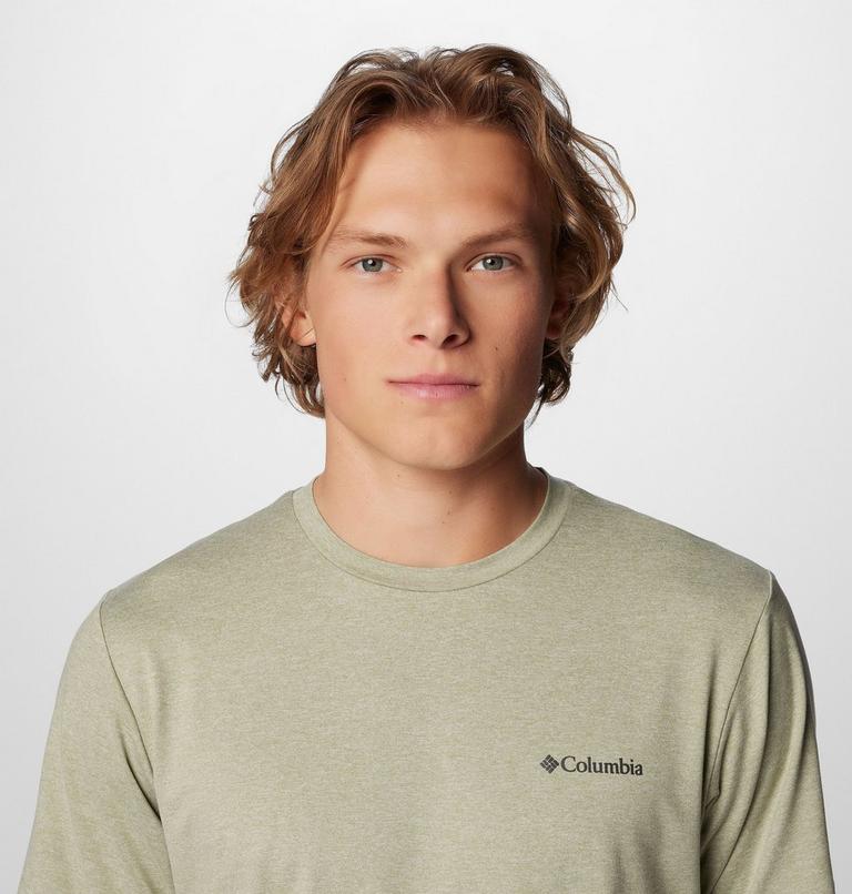 Men's Tech Trail II Technical T-Shirt, Color: Safari Heather, image 5