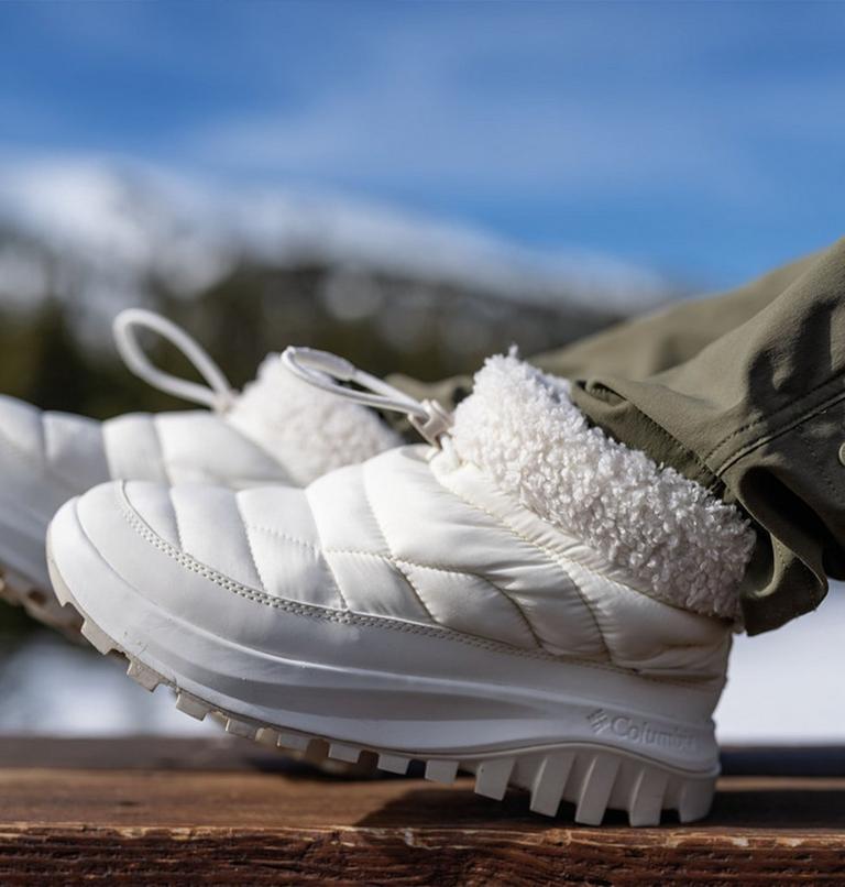 Women's Snowtrot Shorty Winter Boot, Color: Sea Salt, Fig, image 11