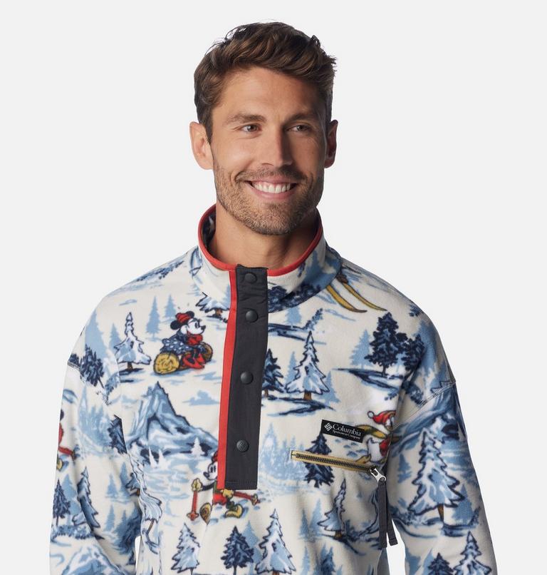 Disney 100 Half Snap Fleece | 105 | XXS, Color: Snowcap, image 4