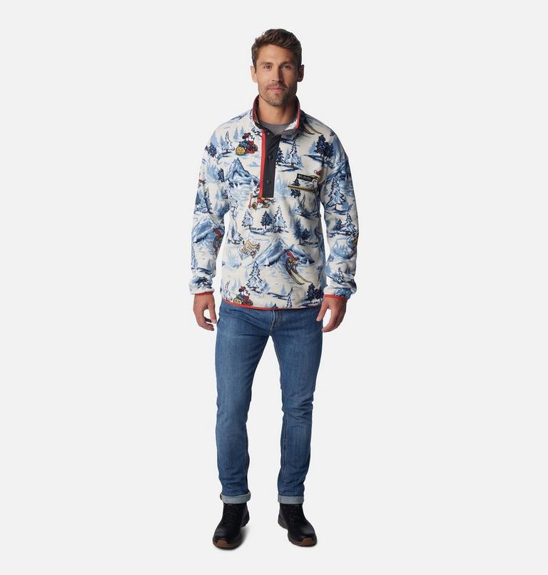 Disney 100 Half Snap Fleece | 105 | XXS, Color: Snowcap, image 7