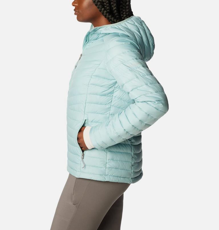 W Slope Edge Hooded Jacket | 321 | XXL, Color: Aqua Haze, image 3