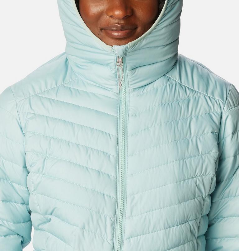 W Slope Edge Hooded Jacket | 321 | XXL, Color: Aqua Haze, image 4