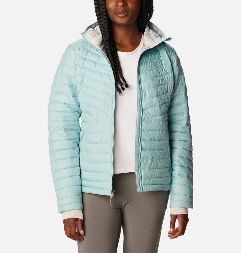W Slope Edge Hooded Jacket | 321 | XXL, Color: Aqua Haze, image 8